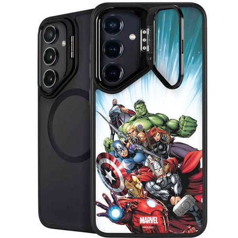 Marvel Avengers Team Galaxy S25 Kickstand Case